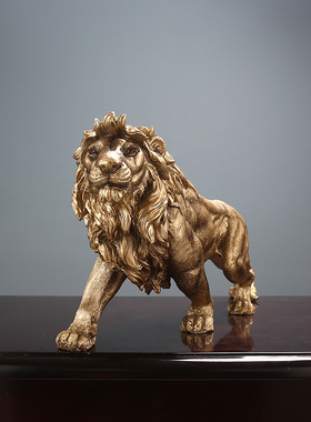 狮子办公室书柜 博古架室内装饰书房端工艺品