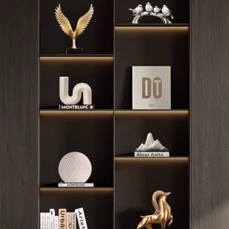 Perforated board creative home accessories living room entrance cabinet home interior bookcase study abstract decorative accessories