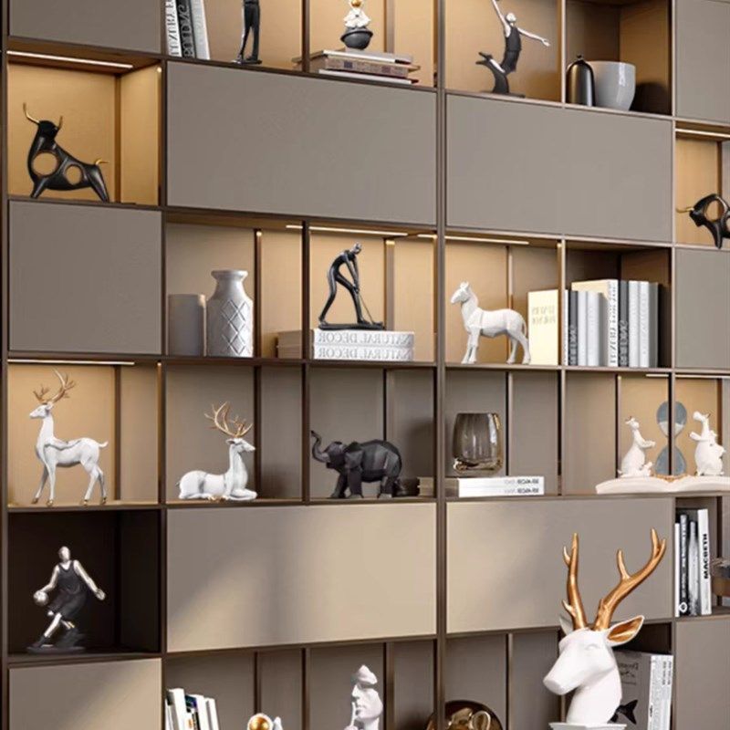 Perforated board creative home accessories living room entrance cabinet home interior bookcase study abstract decorative accessories