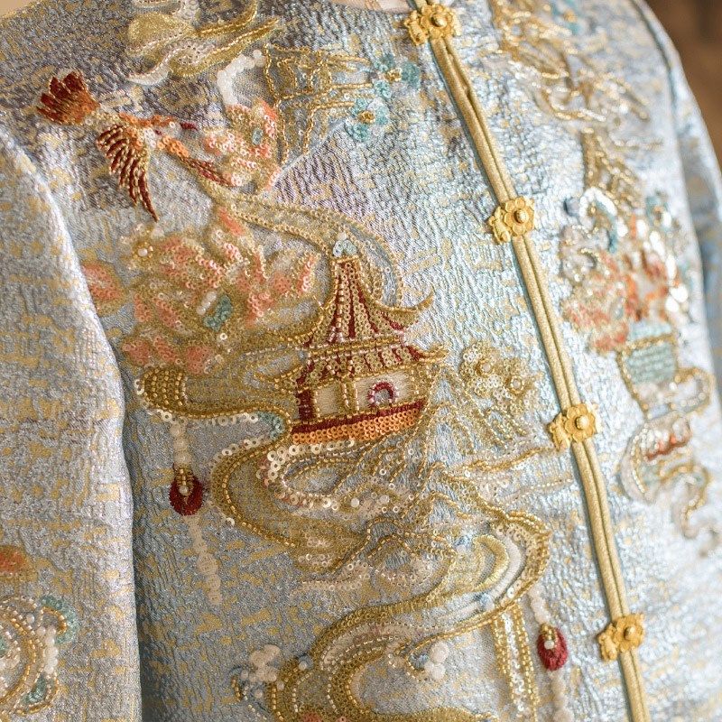 男士秀禾服新郎2024新款中式结婚礼服唐装龙凤褂男款接亲婚服秀和,淘宝优惠券,粉丝福利购,淘宝优惠卷