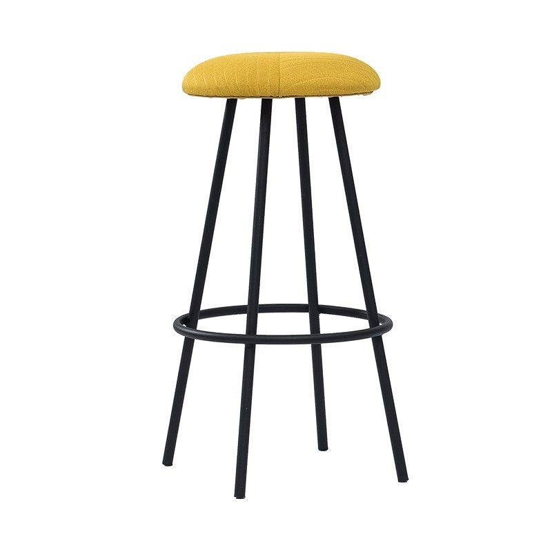 北欧设计师简约吧椅休闲区洽谈高脚椅子铁艺吧凳高脚凳舒适岛台椅,淘宝优惠券,粉丝福利购,淘宝优惠卷