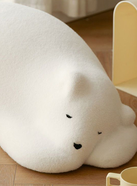 北极熊客厅沙发旁落地摆件大型卧室儿童房间轻奢高级感家居装饰品