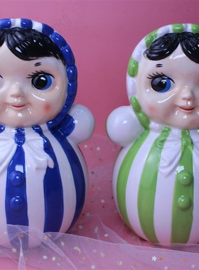 玩具家具大号摆设儿童80年代小孩塑料玩具怀旧娃娃老式不倒翁