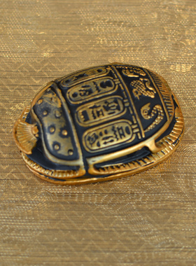 古埃及护身符圣甲虫摆件费昂斯尼罗河旅游纪念品家居装饰品