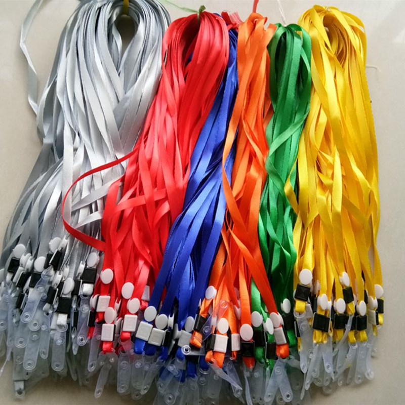 包邮100个B2工作牌胸卡 嘉宾参展会证学生吊牌工作证件卡套带挂绳 - 图1