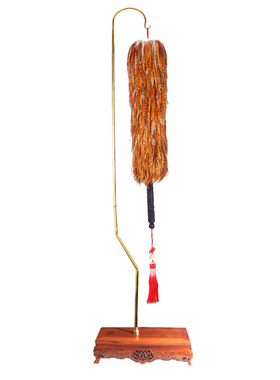 天津特产赵氏贡掸珍品系列真鸡毛掸子除尘家用扫灰不掉毛礼品摆件