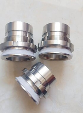 8寸8040反渗透玻璃钢膜壳DN40/65不锈钢侧开原进浓出水接口密封圈