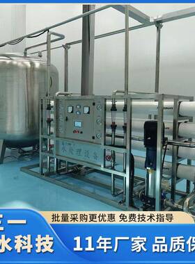 大型工业双级反渗透水处理设备 井水锅炉软化过滤去离子净水机
