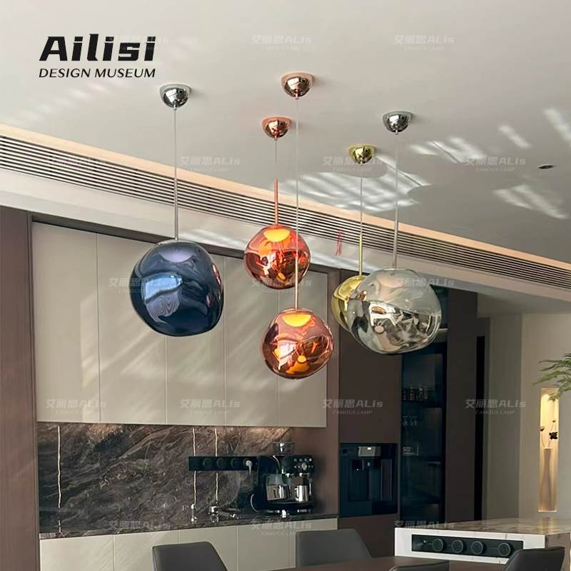 英国Tom Dixon Melt熔岩灯北欧餐厅吊灯别墅复式楼LOFT挑空楼梯灯 - 图2