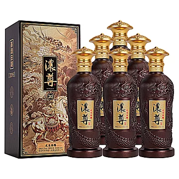 【浓尊】龙马奔腾六瓶礼盒装*500mL[560元优惠券]-寻折猪