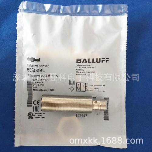 巴鲁夫接近开关BESM18MG-PSC16F-S04G插头接口型4线PNP常开 - 图2