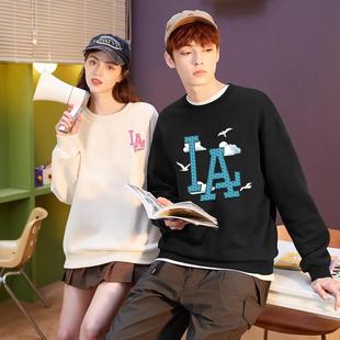 LA官方正品高街秋冬季纯棉男女同款卫衣