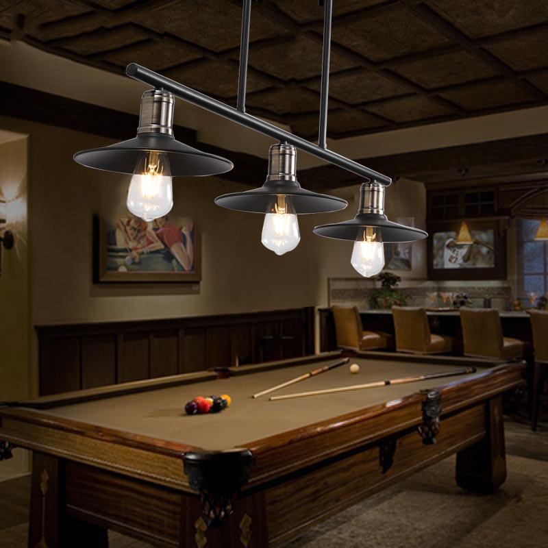 loft复古工业风餐厅吊灯创意个性咖啡厅酒吧台三头锅盖铁艺灯具,淘宝优惠券,粉丝福利购,淘宝优惠卷