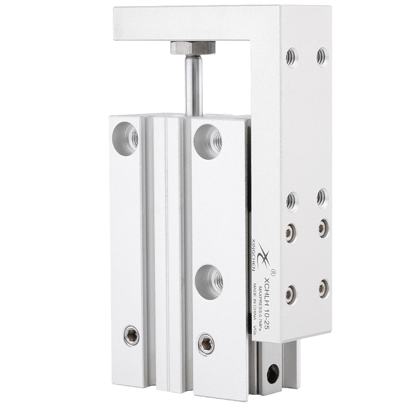 星辰气动小型滑台气缸HLH/MXH6/10/16/20-5/10/15/20/25/30/40/50 - 图3