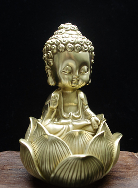 纯铜大日如来车载保平安摆件