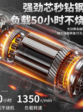 欧莱德锂电钻手电钻家用工具箱充电钻多功能电动螺丝刀工具箱套装