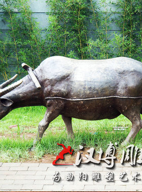 玻璃钢仿铜人物雕塑民俗民风推石磨磨豆浆场景雕塑铜雕人物定制做