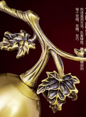 铜葫芦摆件开口空心家居卧