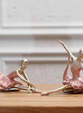 北欧唯美可爱芭蕾舞女孩摆