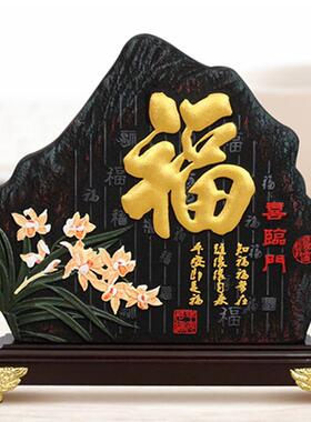 活性炭雕电视柜摆件客厅酒