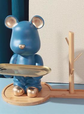 创意卡通暴力熊存钱罐摆件