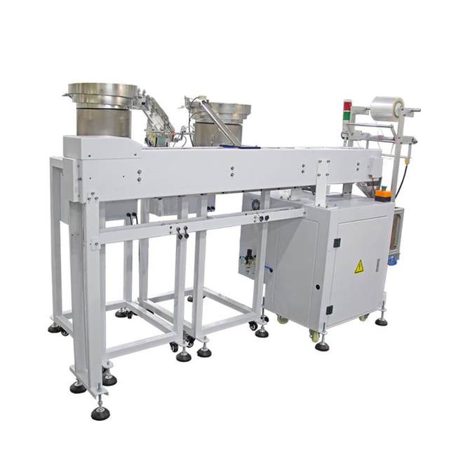 Double-disk tow bucket packaging machine automatic sorting feeding and packaging machine packaging auxiliary firmware bag packaging equipment