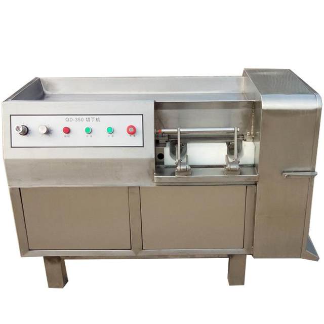 Commercial multifunctional carrot and vegetable dicing machine, fully automatic chicken breast frozen meat dicing machine, fresh meat dicing machine