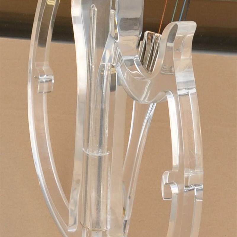 Knonus水晶电子大提琴4/4尺寸透明静音大提琴专业演奏练习 - 图1