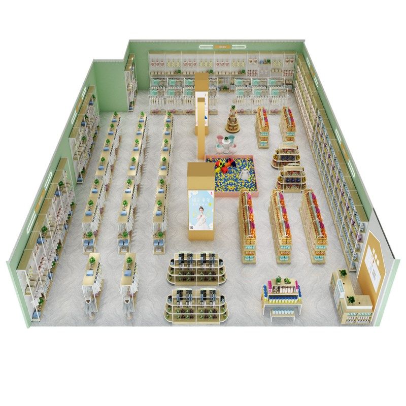 母婴店货架尿湿柜规划设计展示陈列道具宠物展柜促销中岛架奶粉,淘宝优惠券,粉丝福利购,淘宝优惠卷