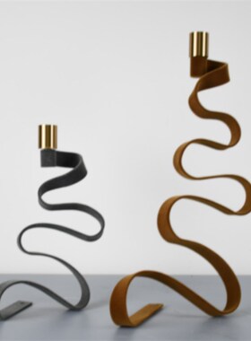 现代简约创意样板房售楼处桌面茶几软装饰品工艺品摆件植绒饰品