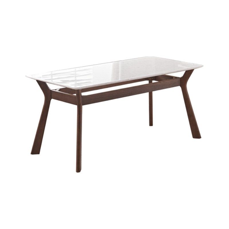 天然白冰玉大理石餐桌米兰白玉高端奢石长方形实木餐桌椅,淘宝优惠券,粉丝福利购,淘宝优惠卷