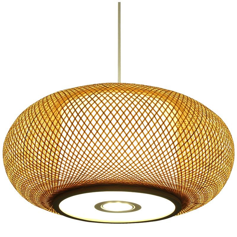 中式餐厅吊灯禅意茶室灯具日式榻榻米竹编灯笼新中式卧室客厅灯饰,淘宝优惠券,粉丝福利购,淘宝优惠卷