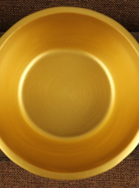 纯铜聚宝盆招财摆件中式家用客厅玄关装饰礼品聚财黄铜米缸存钱罐