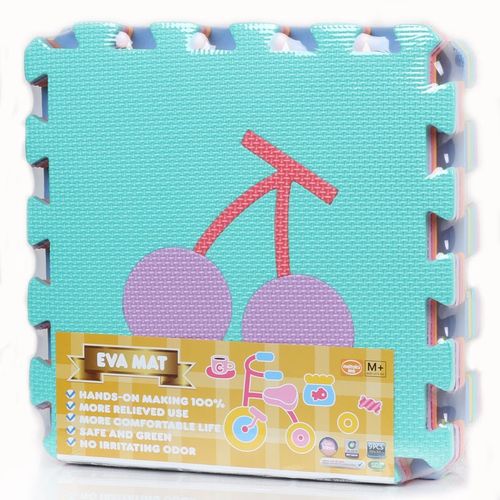 明德环保拼接泡沫地垫宝宝益智拼图爬行垫纯色床边垫子儿童爬爬垫 - 图1