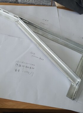 国标热镀锌加厚角钢万多功能支架三角铁货架墙壁固定层板托铁支撑