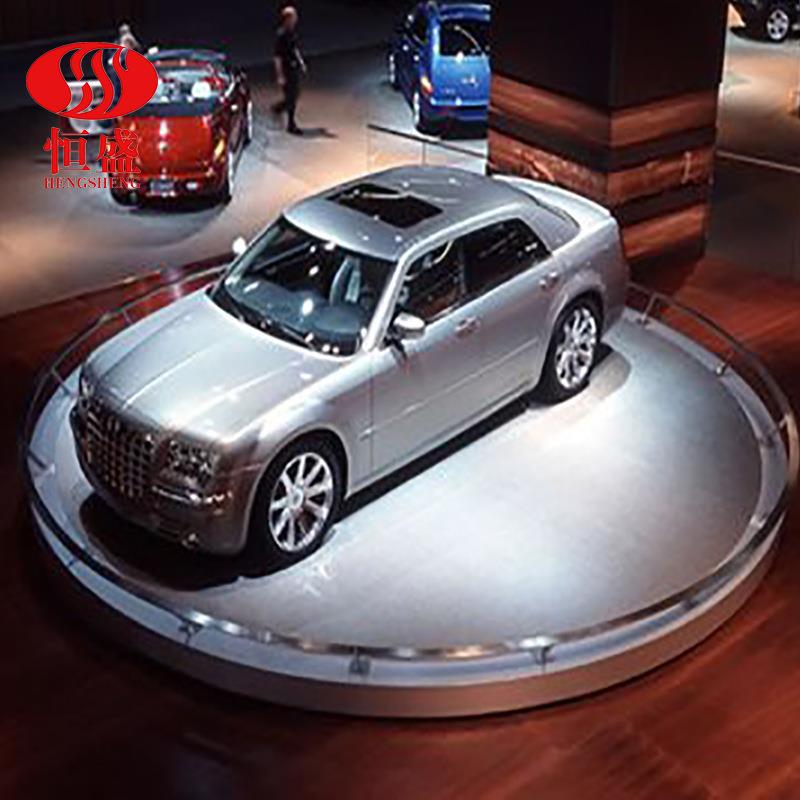 厂家直供电动遥控旋转台圆形旋转台展厅旋转展示台小型1米2米转台 - 图2