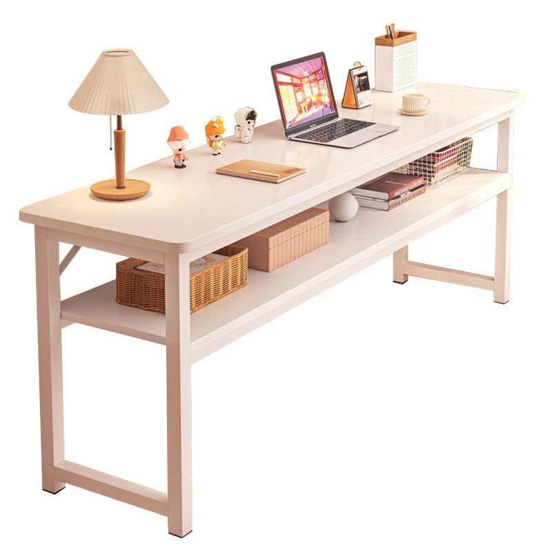 长条桌双层桌子学生书桌家用小户型简易电脑桌工作台靠墙窄写字桌,淘宝优惠券,粉丝福利购,淘宝优惠卷