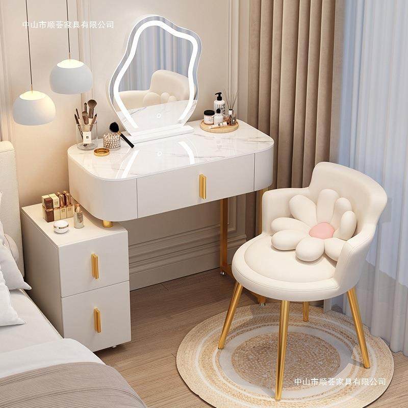 卧室梳妆台小户型轻奢风化妆桌床头收纳斗柜简约化妆台镜一体货源,淘宝优惠券,粉丝福利购,淘宝优惠卷