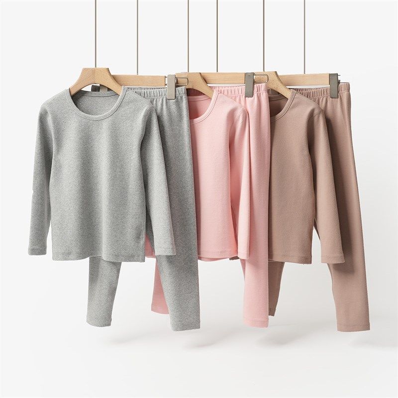 A类 新疆长绒棉 儿童磨毛内衣套装男女童纯棉秋衣秋裤中大童冬款,淘宝优惠券,粉丝福利购,淘宝优惠卷