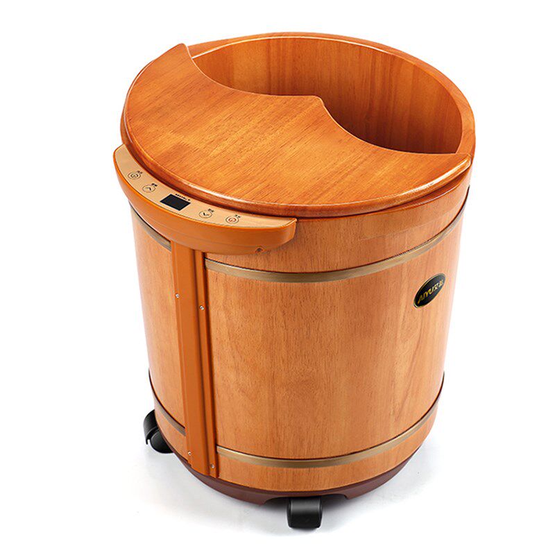 艾羽泡脚桶全自动足浴盆加热恒温洗脚桶电动按摩足疗机家用木桶盆,淘宝优惠券,粉丝福利购,淘宝优惠卷