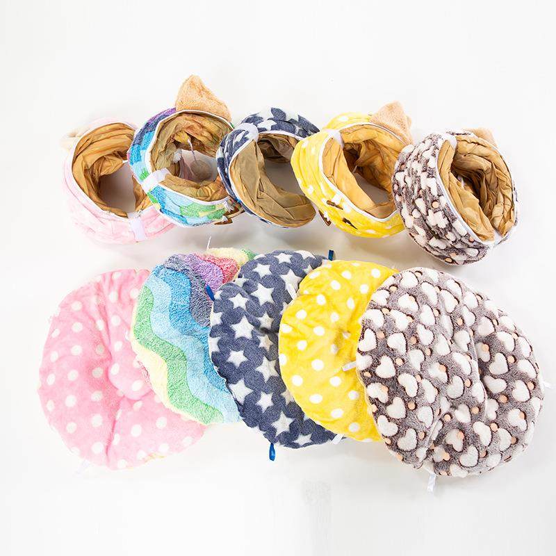 宠物保暖毛绒小窝宠物窝带隧道猫窝保暖宠物用品狗床宠物床宠物垫,淘宝优惠券,粉丝福利购,淘宝优惠卷