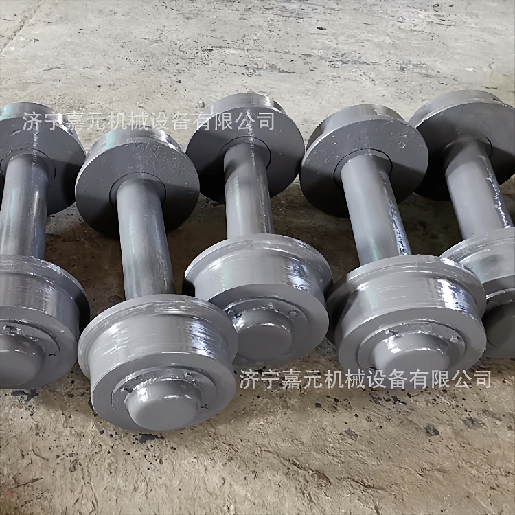 钢轨轮空心实心矿车轮对矿用铸钢单边轨道轮300mm矿车轮 - 图2