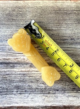 天然米黄玉小如意家居客厅装饰品吉祥如意桌面摆件玉石工艺品手工