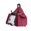 Heavy rainproof motorcycle plus battery car adult one-piece