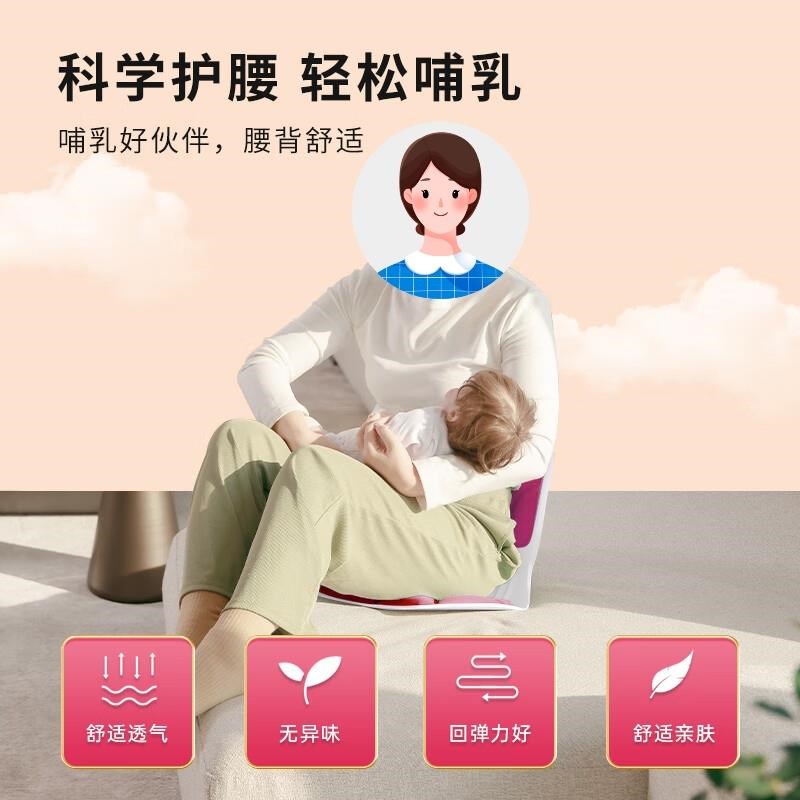 喂奶靠枕护腰床上靠背孕妇产后坐月子哺乳凳座椅椅子沙发坐垫 - 图3