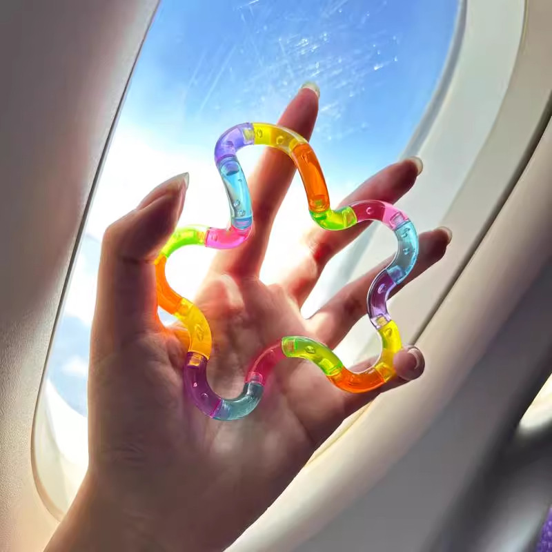 新款夜光水晶扭扭乐tang冰玉透明解压神器玩具缓解焦虑解环减压,淘宝优惠券,粉丝福利购,淘宝优惠卷