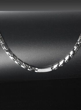 抗疲劳简约磁石双排项链