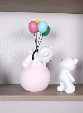 假书道具样板间儿童房卧室卡通风软装男孩房书房书桌书柜装饰摆件