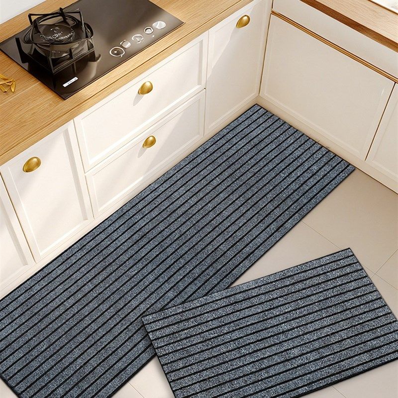 Special thickened floor mats for kitchen floor mats, non-slip, water-absorbent, oil-proof, wipeable and wash-free mats, 2025 new kitchen carpets