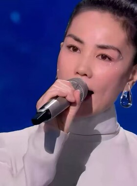明星同款透明水滴轻奢小众耳环